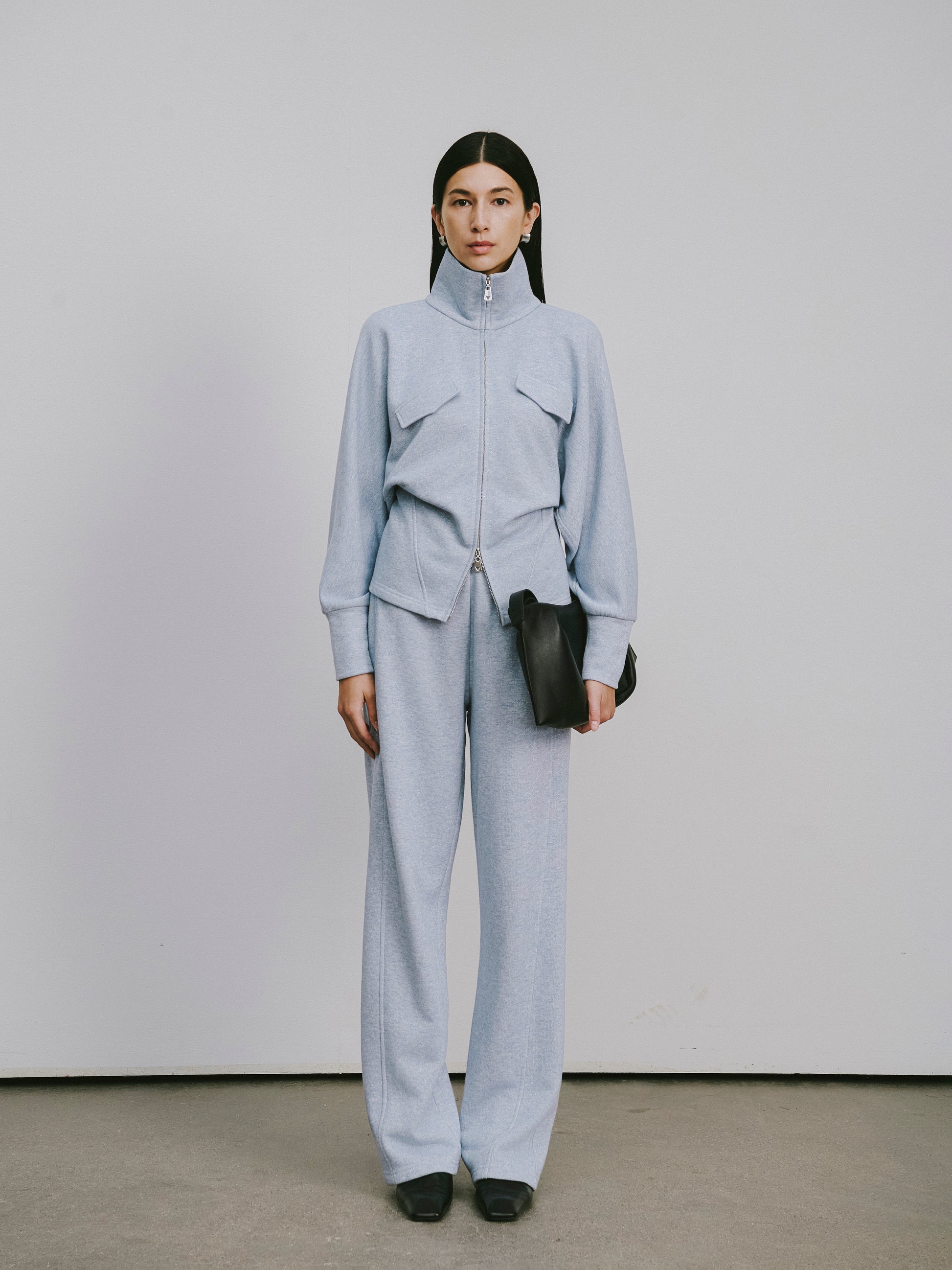 High-Rise Straight-Leg Athletic Pants