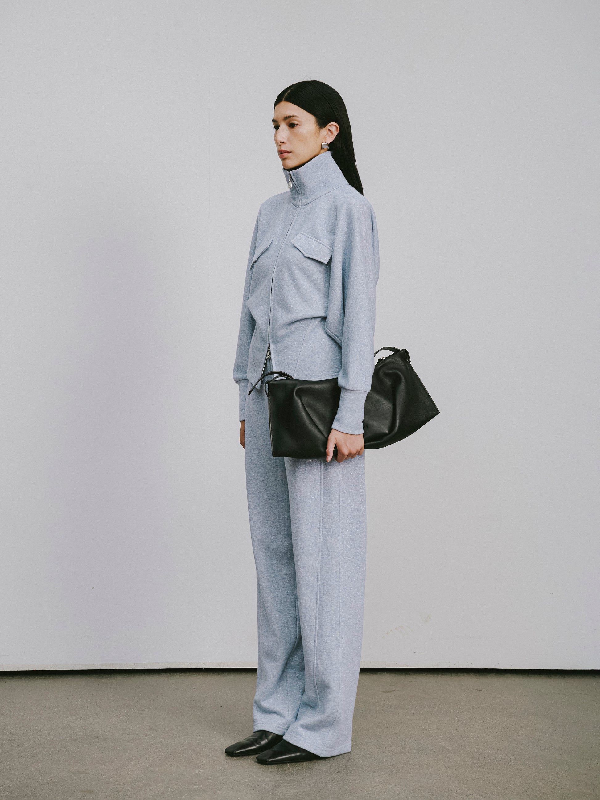 High-Rise Straight-Leg Athletic Pants
