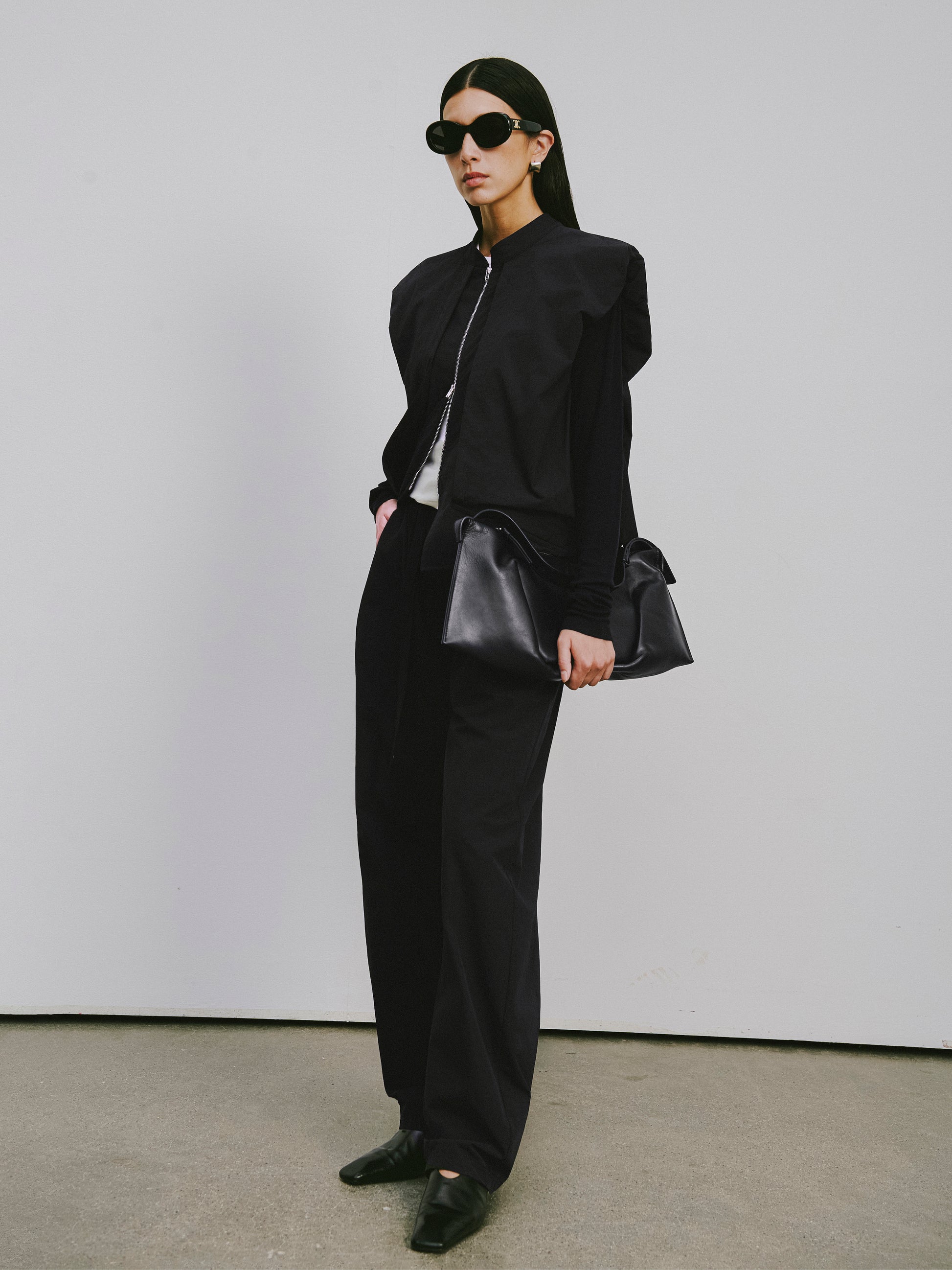 Curved Hem Pants