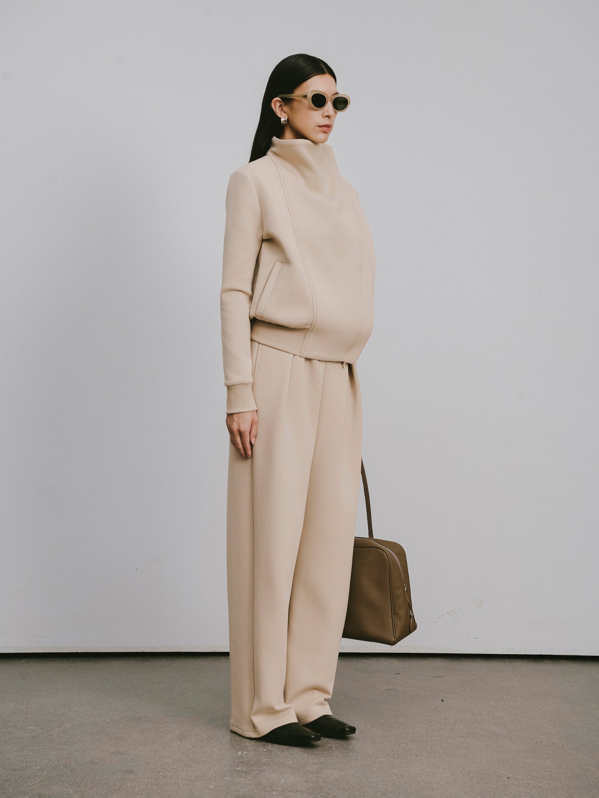 Relaxed Straight-Leg Sweatpants