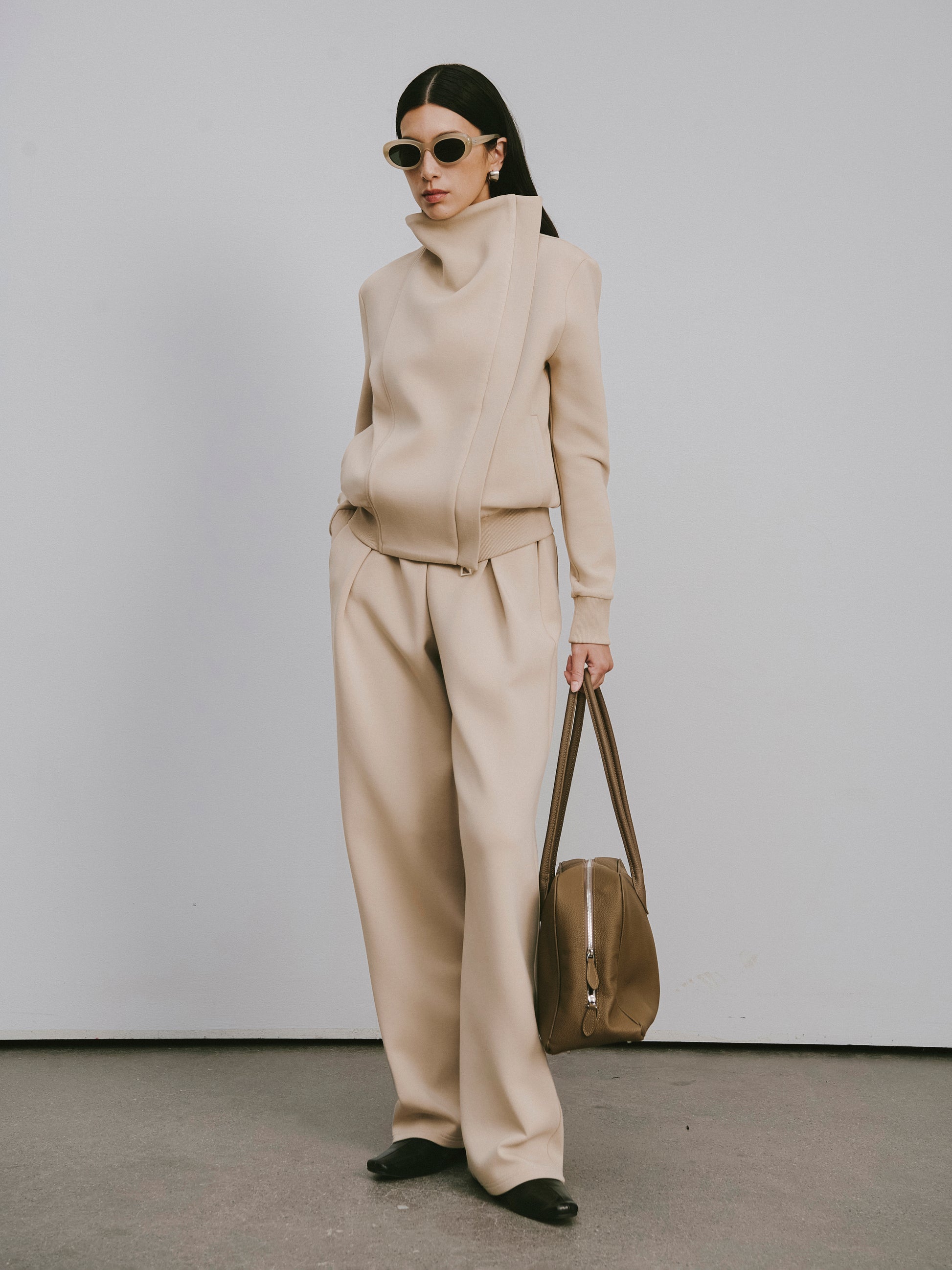 Relaxed Straight-Leg Sweatpants
