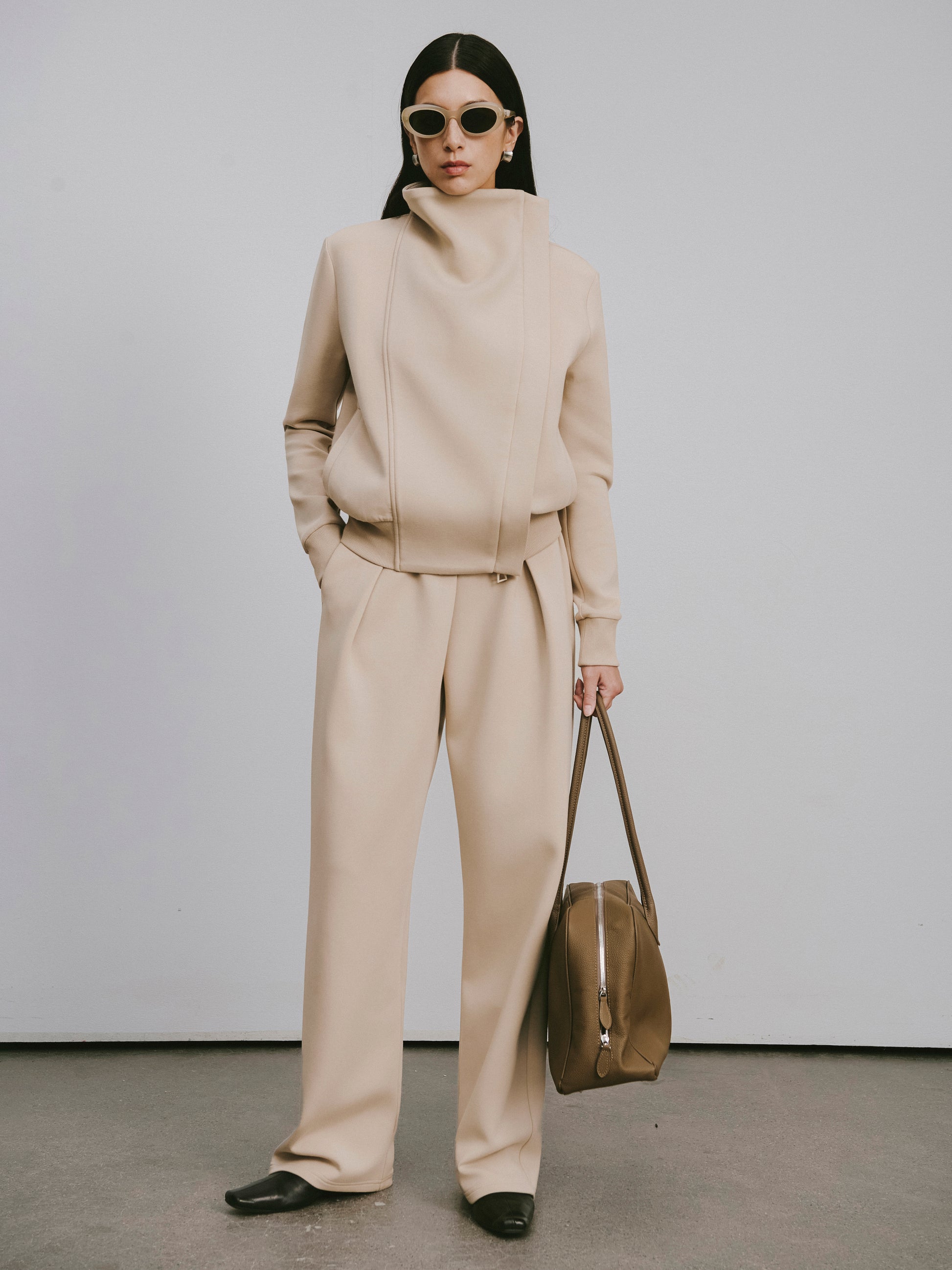 Relaxed Straight-Leg Sweatpants