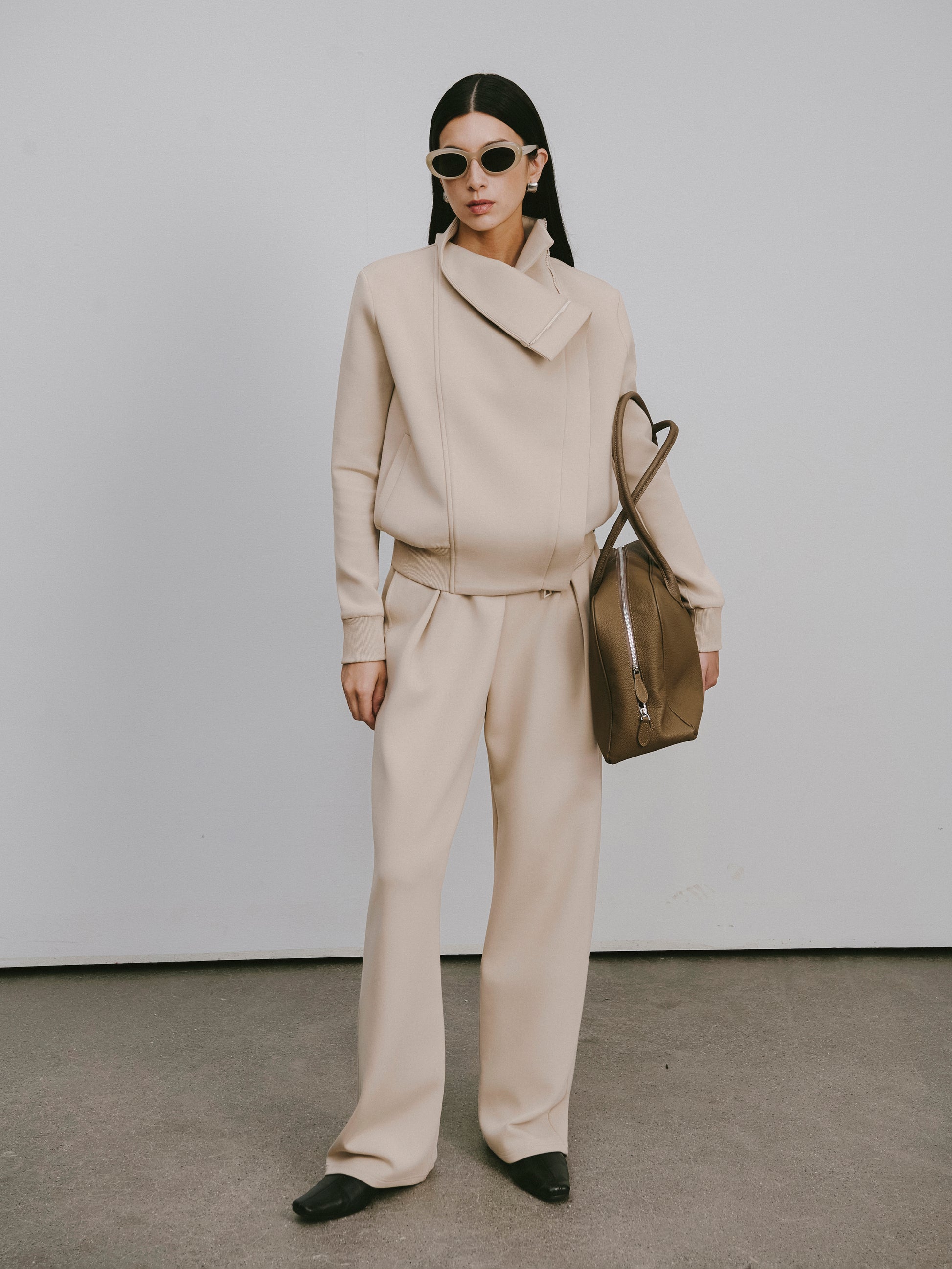 Relaxed Straight-Leg Sweatpants