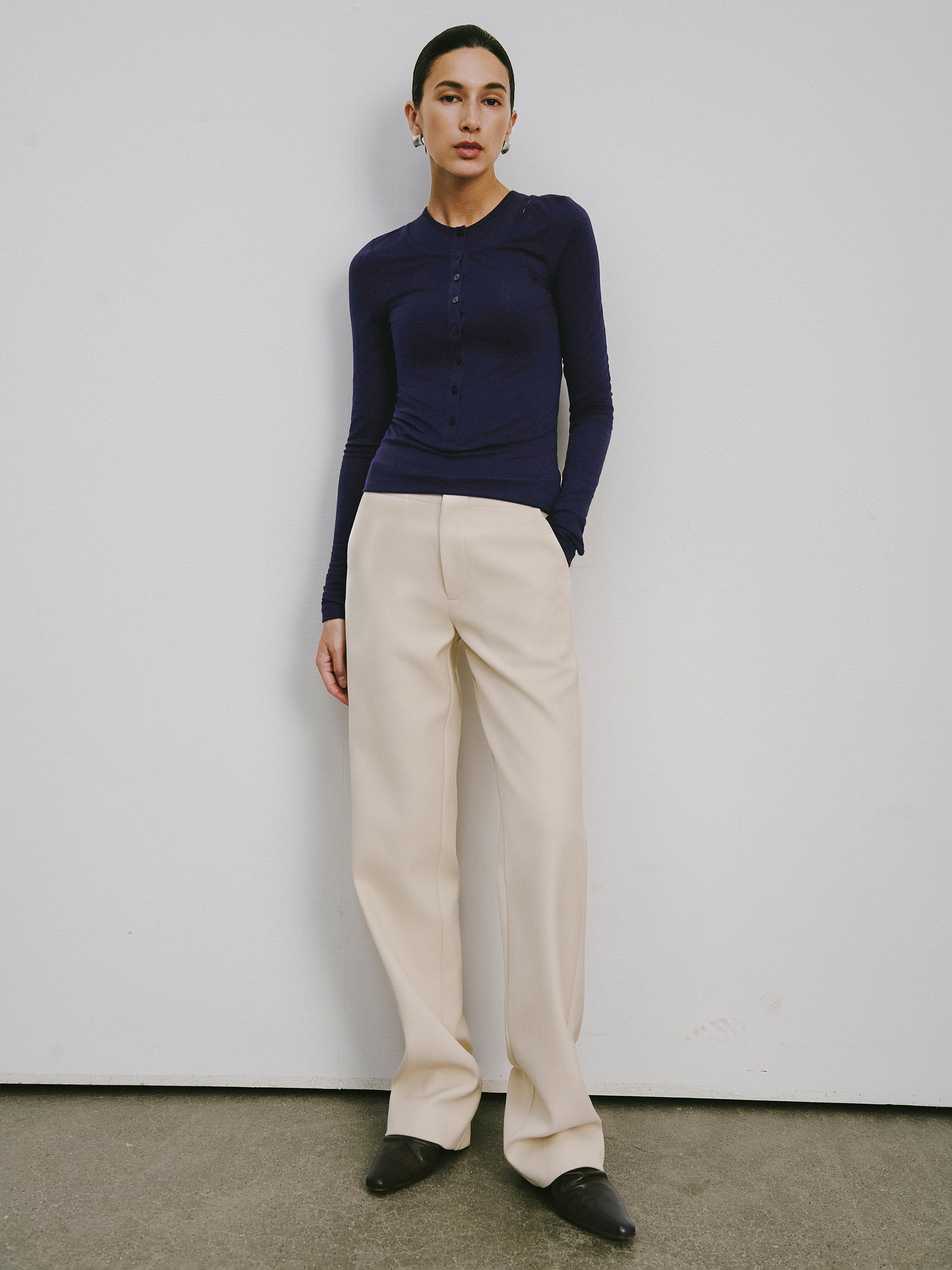 Fake Two-Piece Knit Top