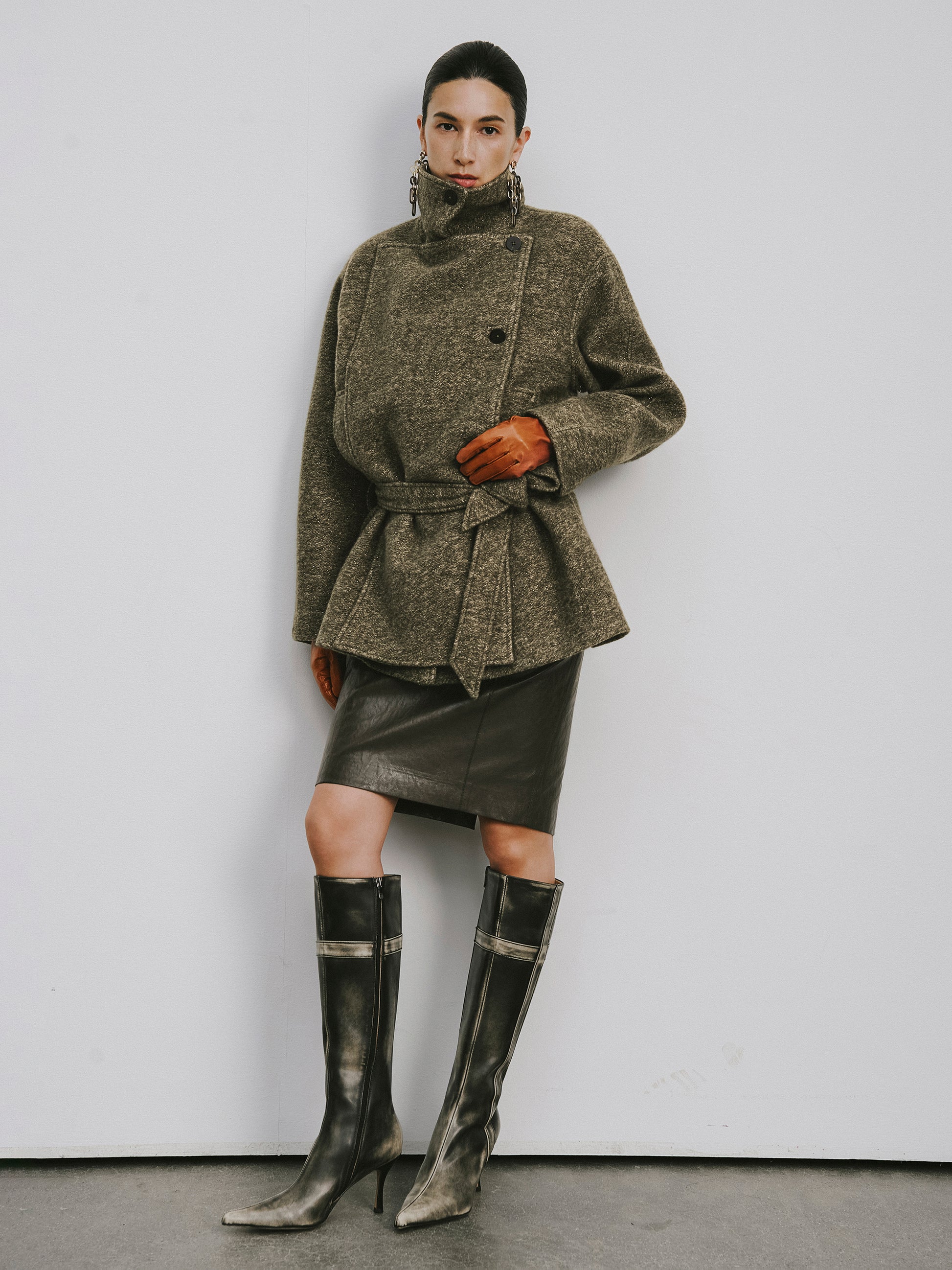 Wool-Blend Overcoat