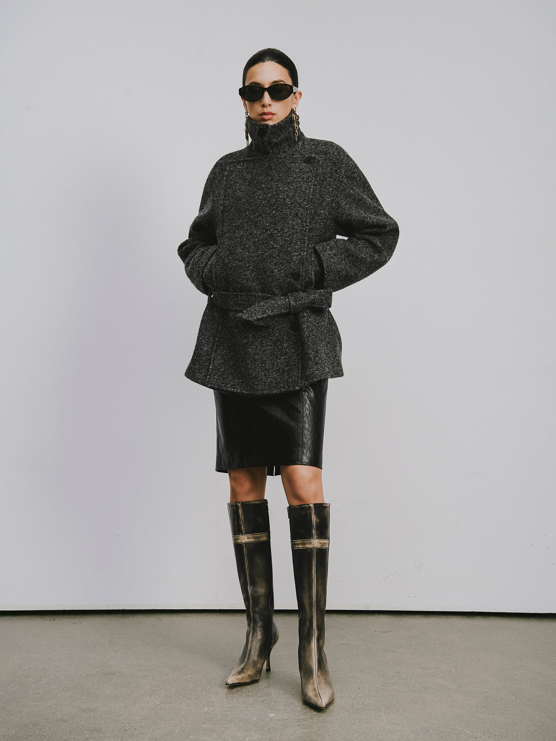 Wool-Blend Overcoat