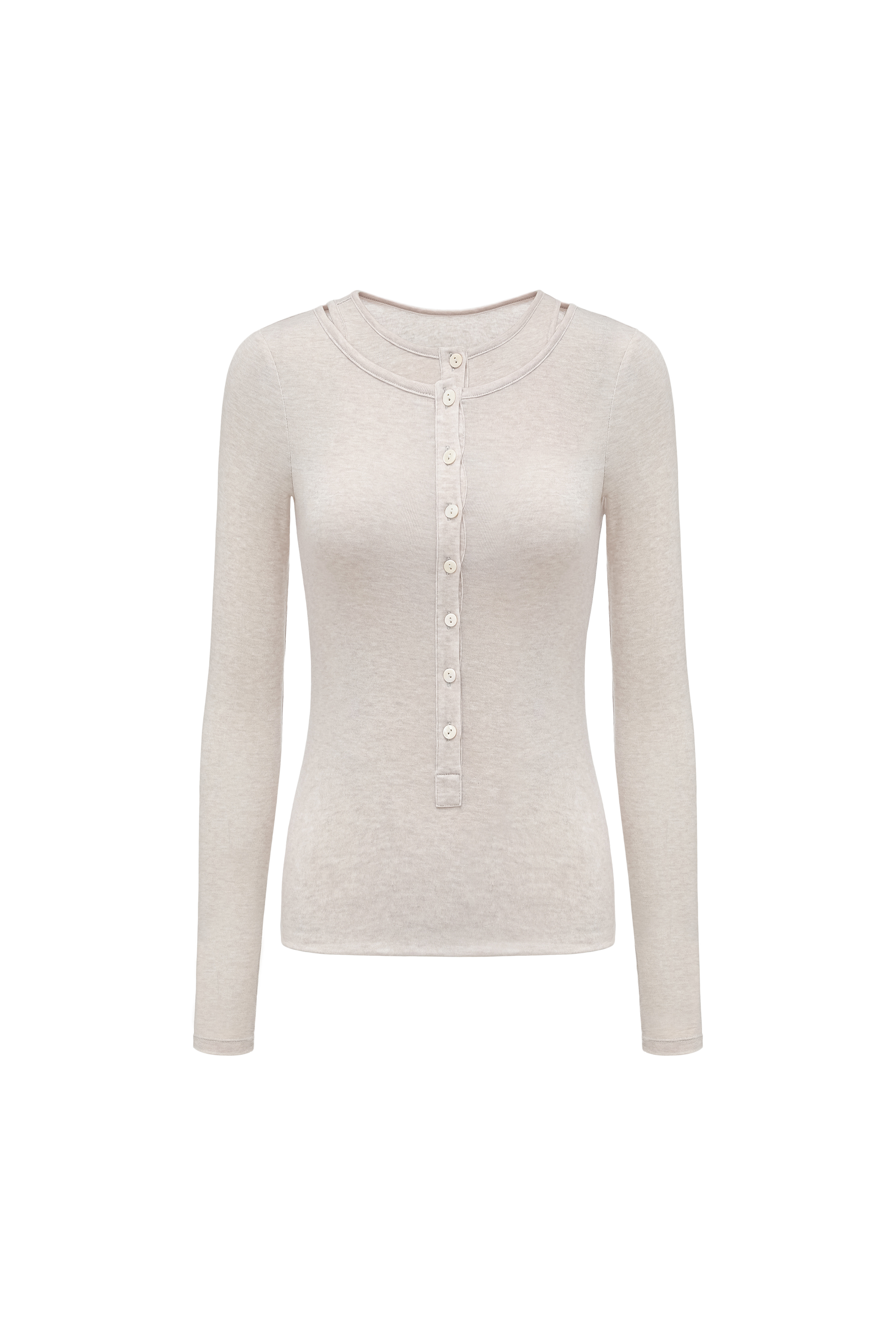 Fake Two-Piece Knit Top