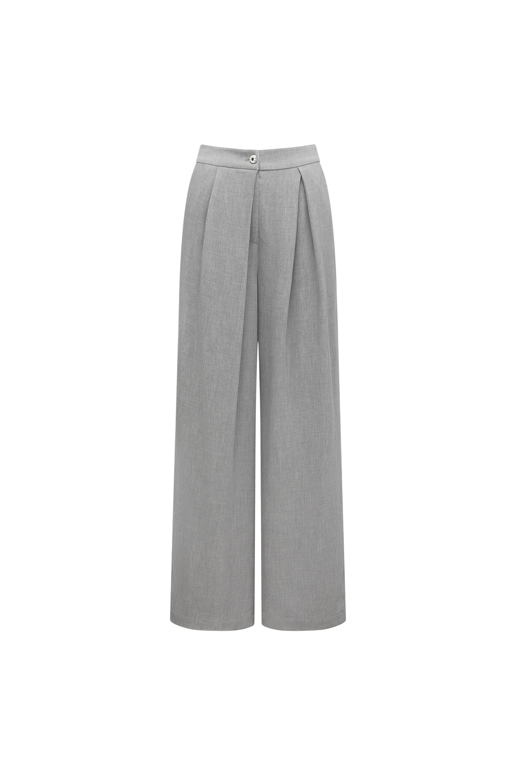Wide-Leg Trousers with Fluid Drape