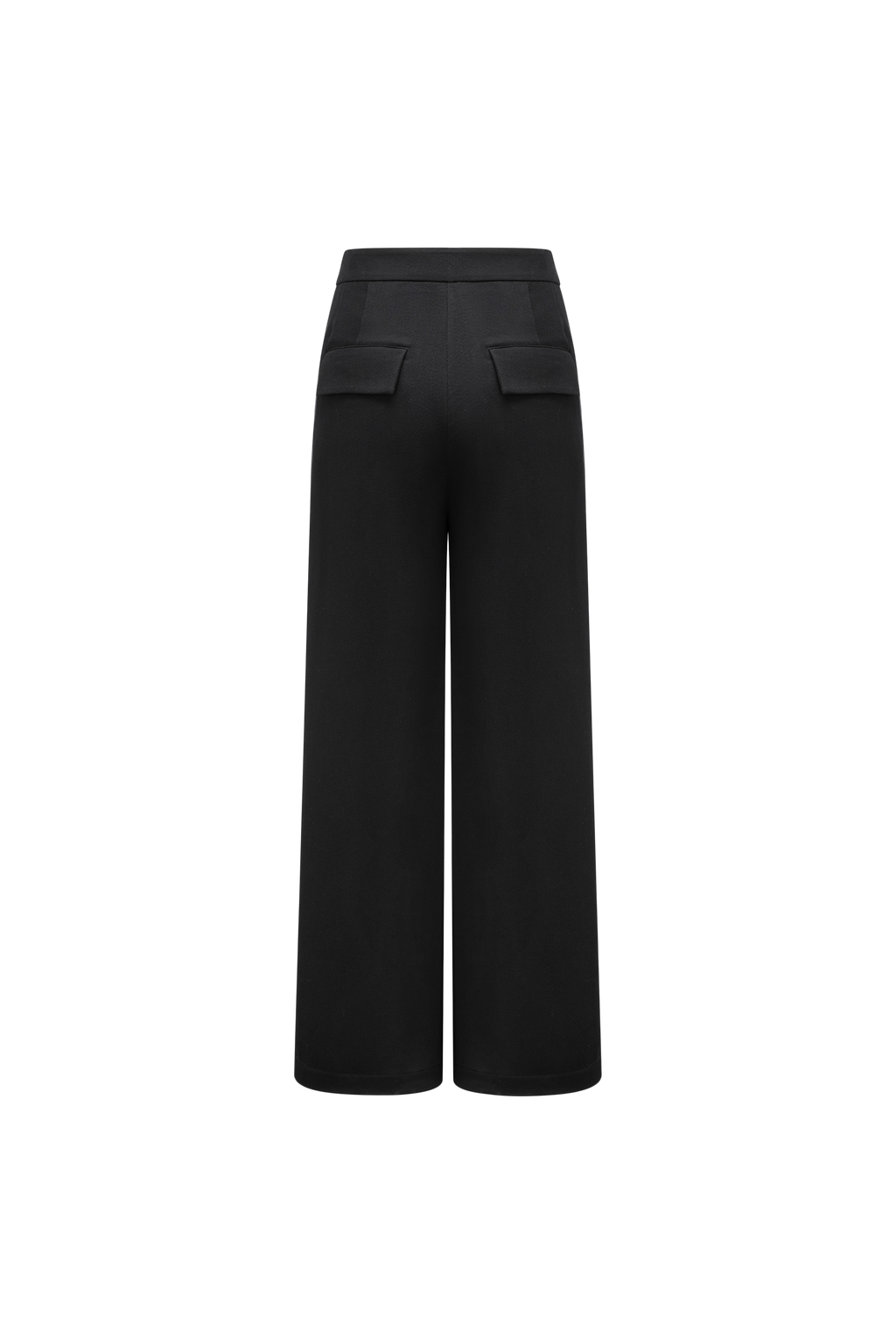 Wide-Leg Trousers with Fluid Drape