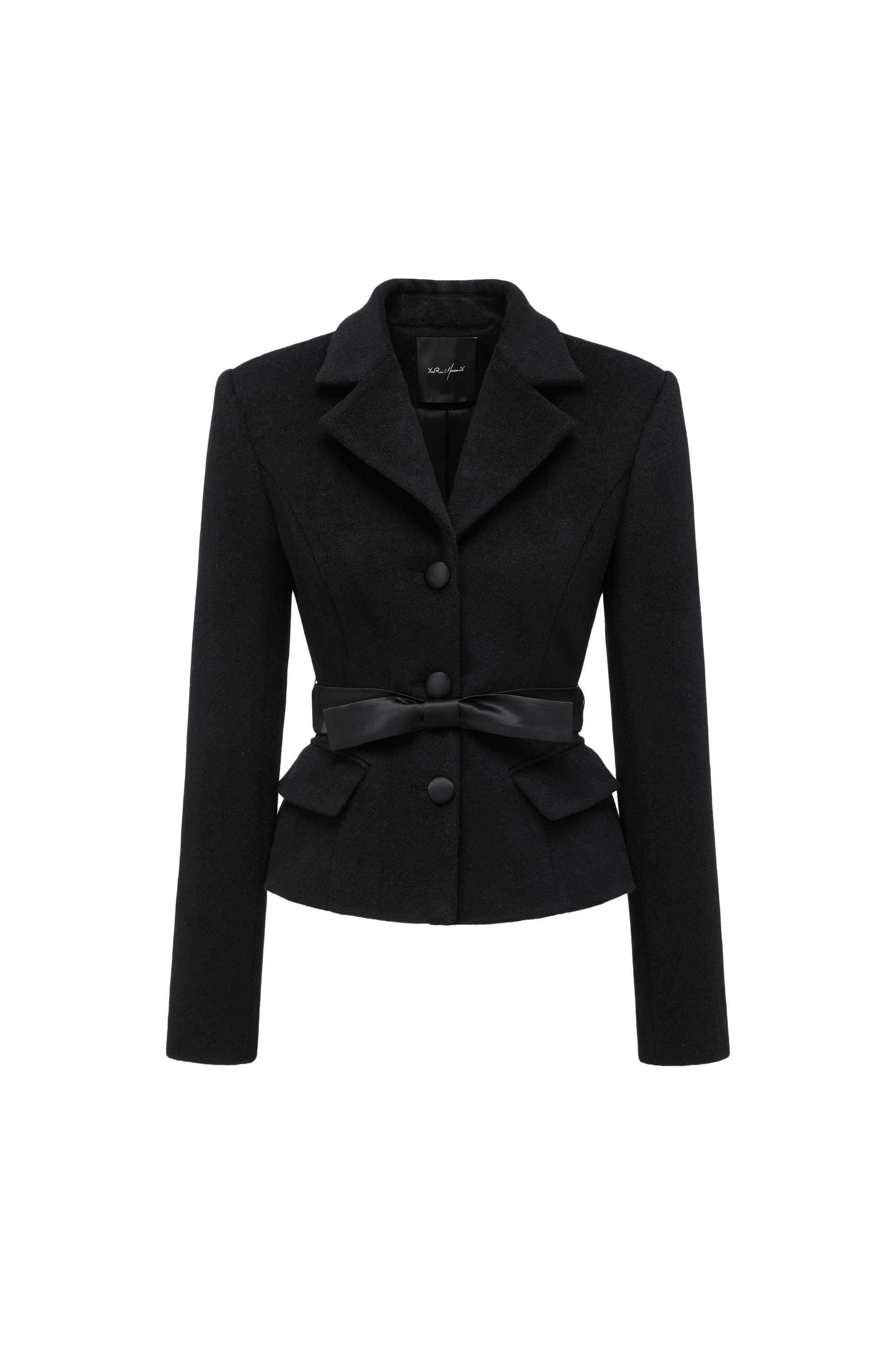 Vintage-Inspired Tailored Wool Blazer
