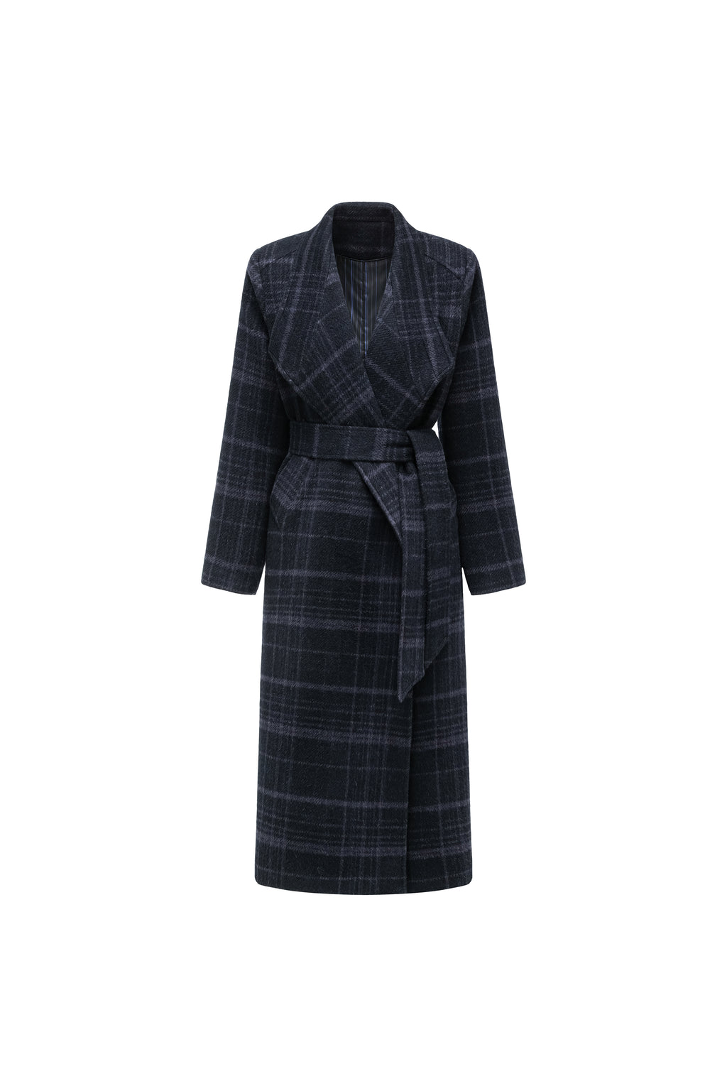 Glen Check Long Coat