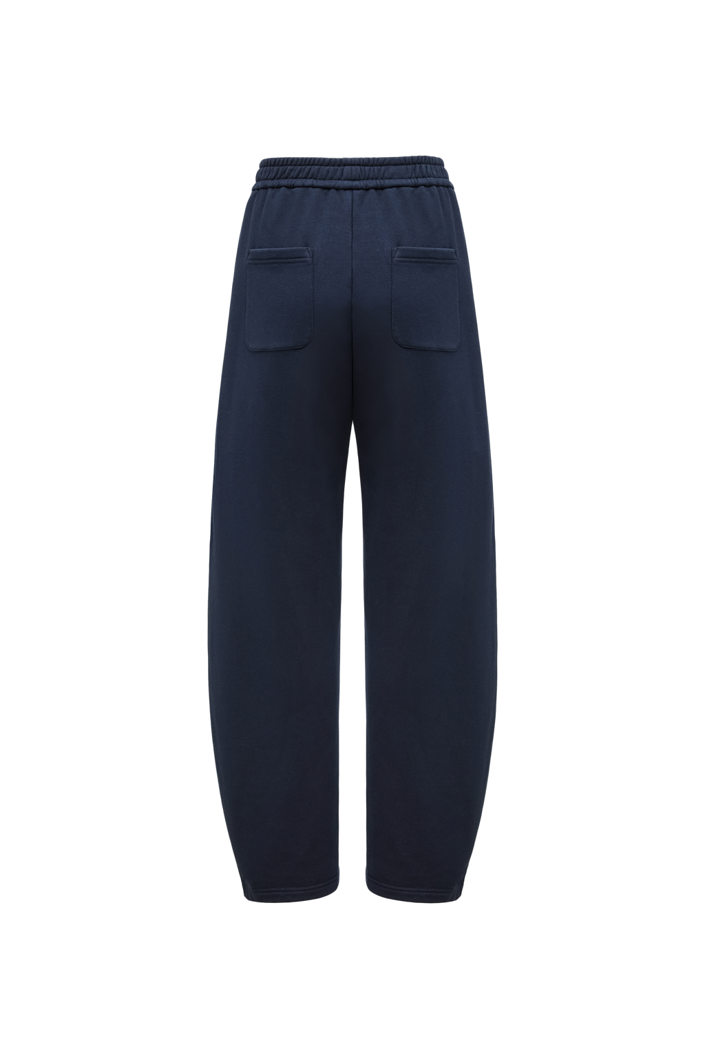 Curved Hem Athletic Sweatpants