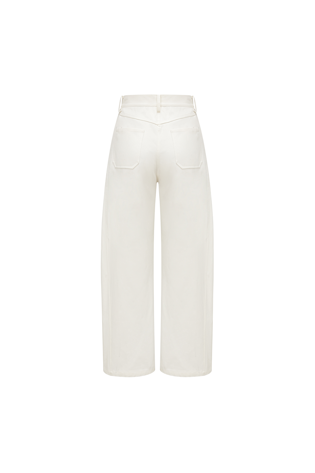 Scimitar Sihouette Wide-Leg Pants