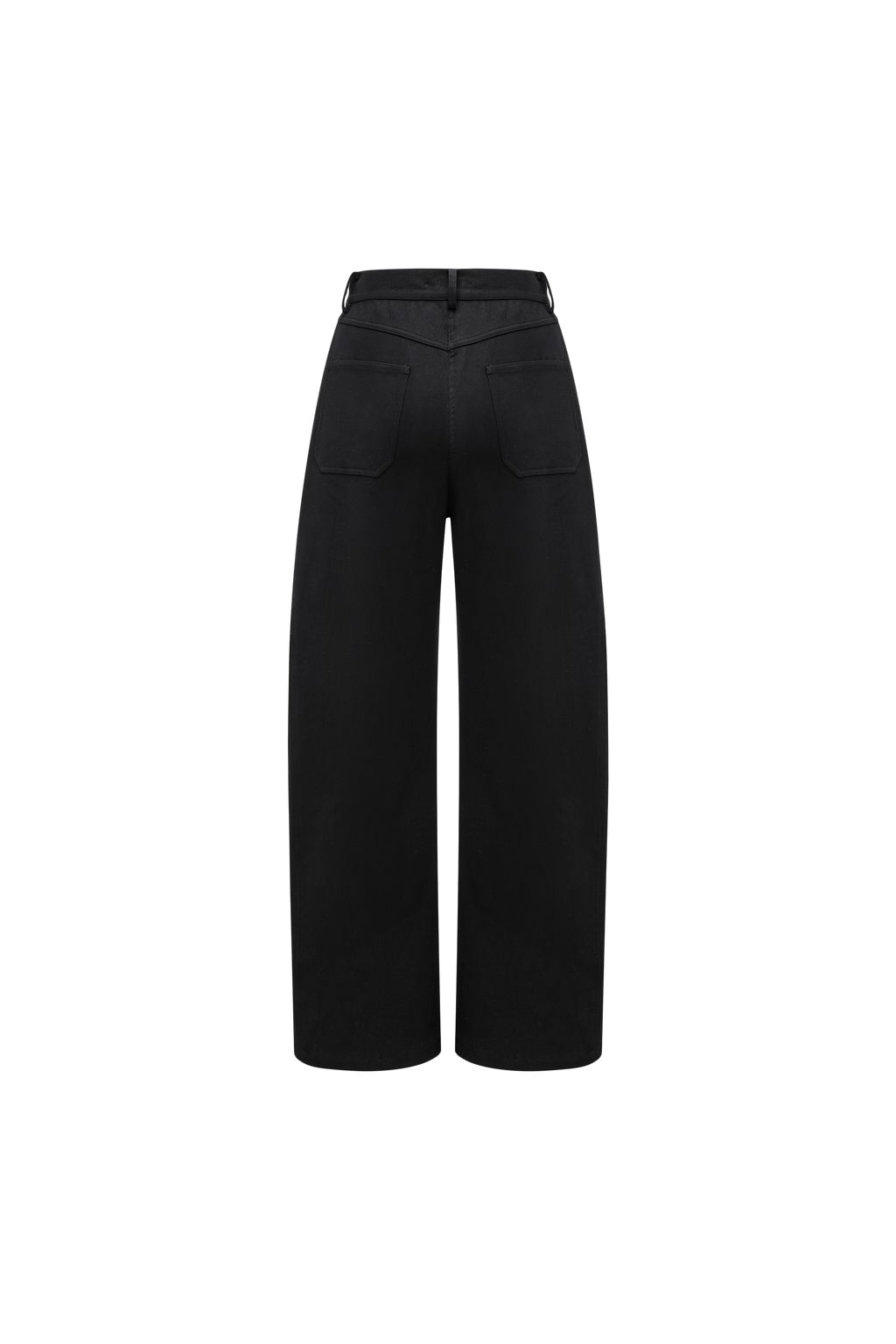 Scimitar Sihouette Wide-Leg Pants