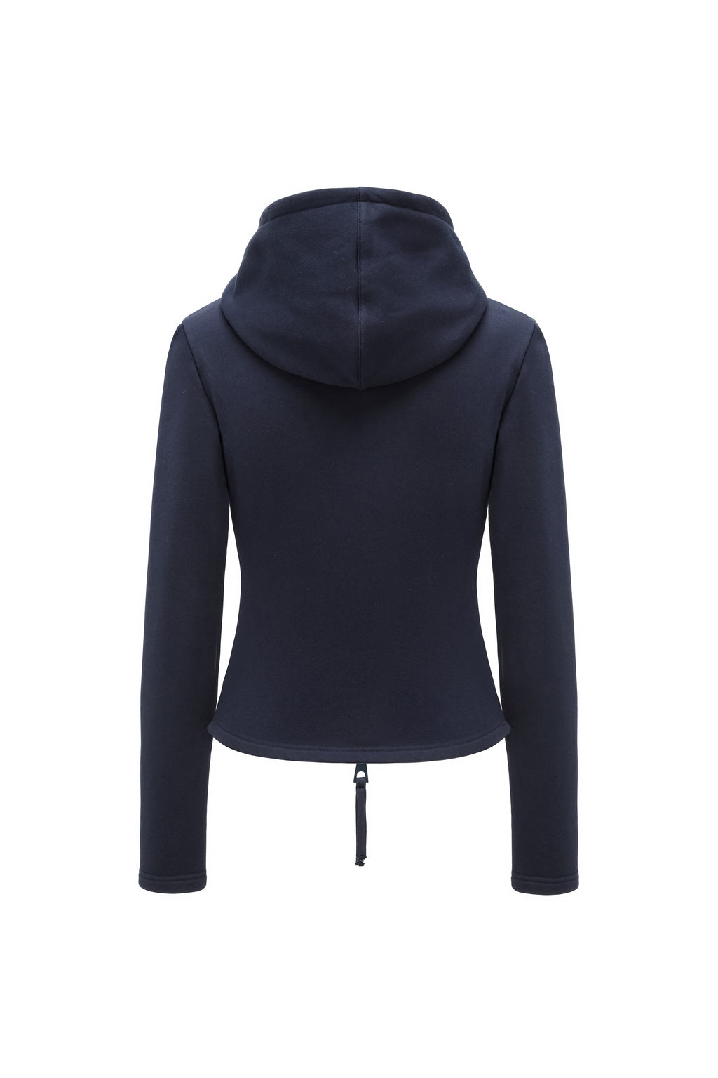 Zip-Front Hooded Sweatshirt Jacket