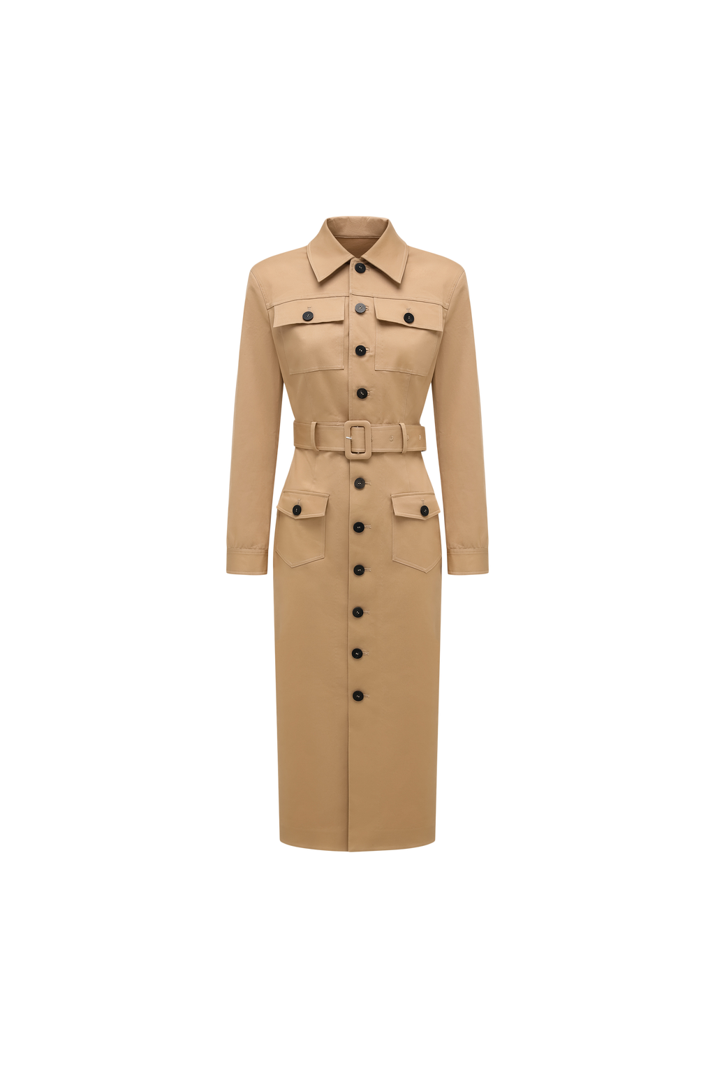 Utility Style Knee- Length Dress