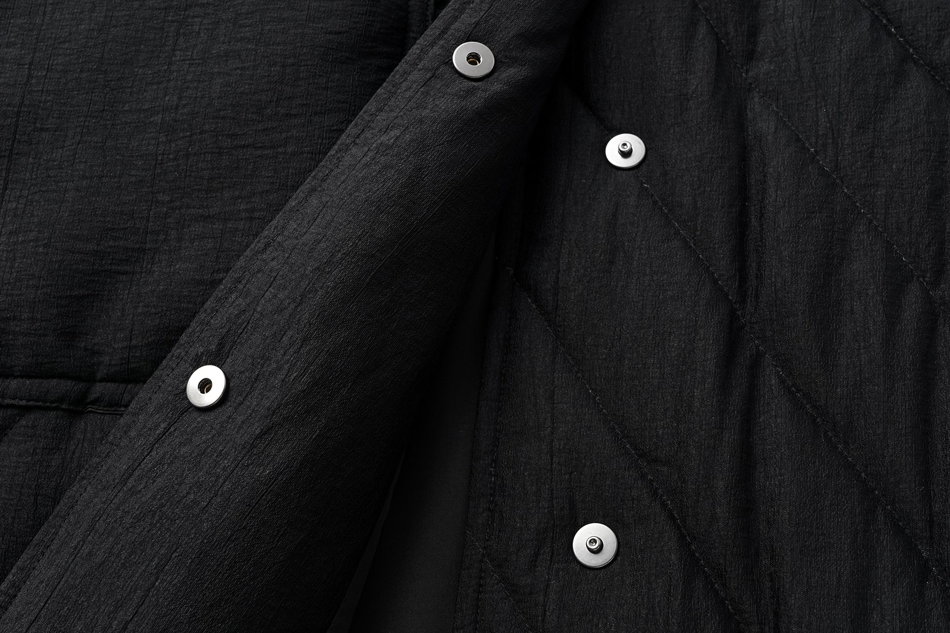 Toggle-Button Long Down Coat