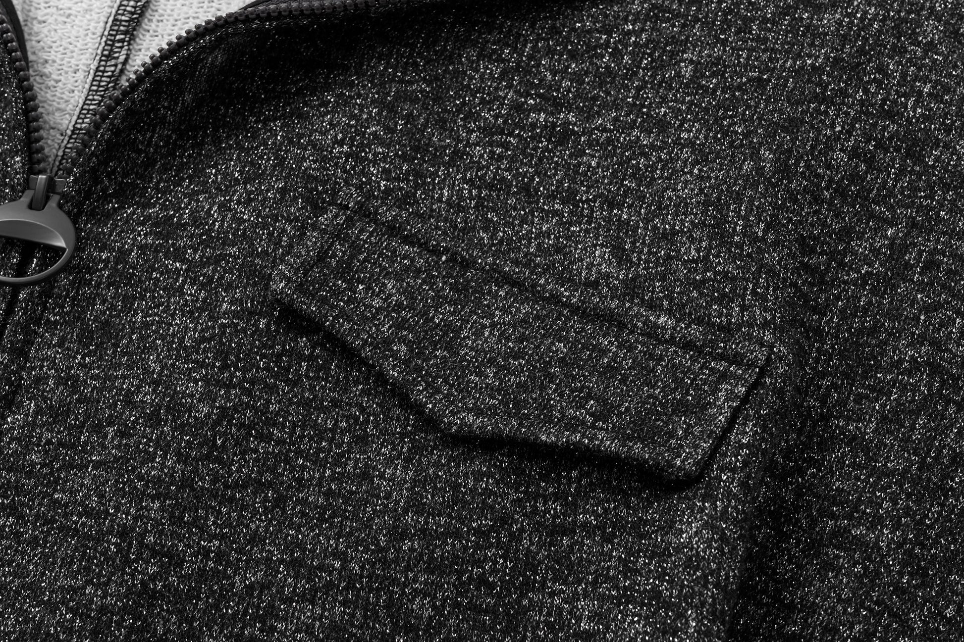 High-Neck Two-Way Zip Athletic Jacket