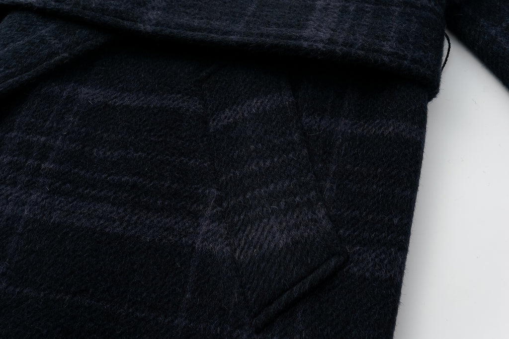 Glen Check Long Coat