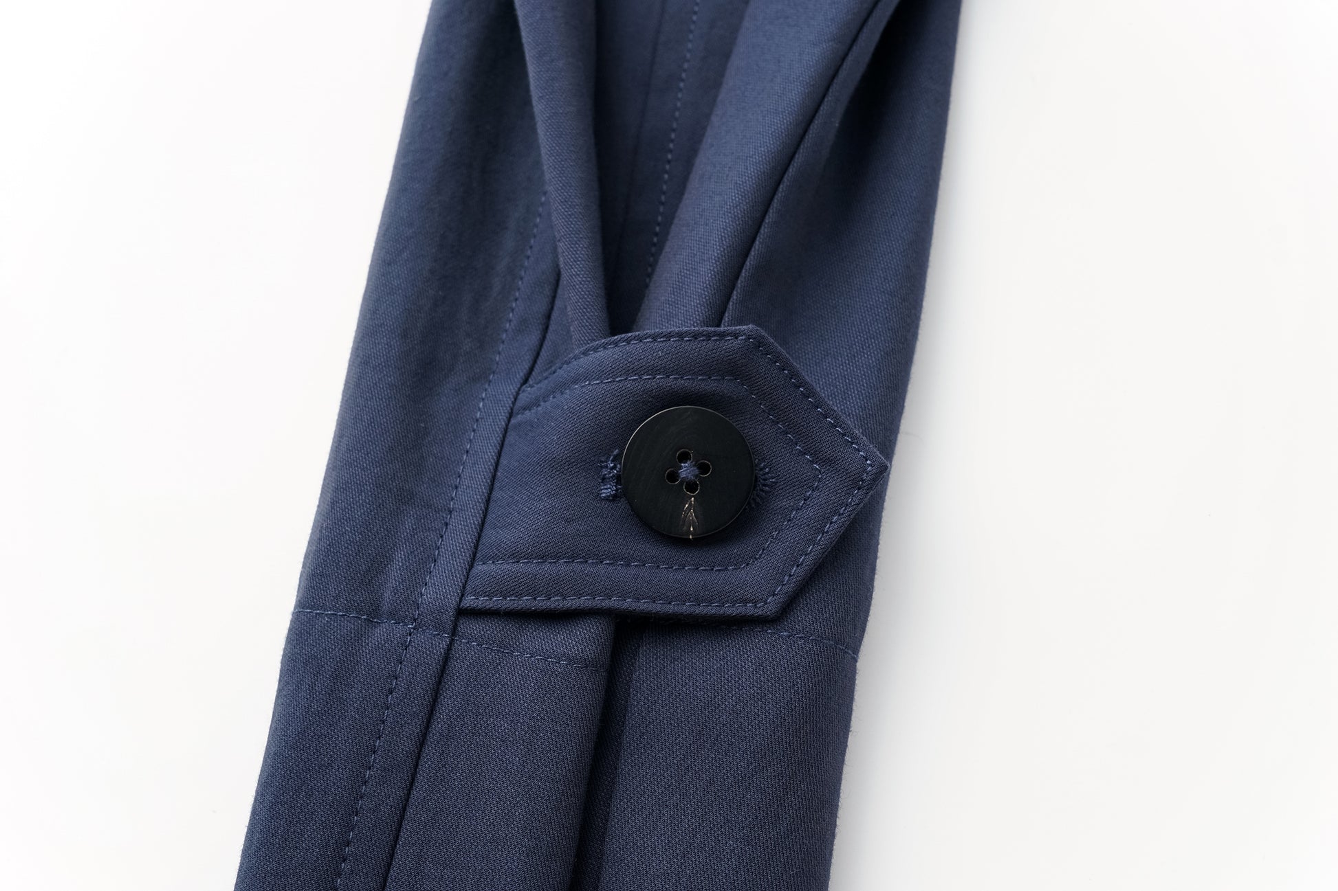 Textured Raglan-Sleeve Trench Coat with Organic Draping