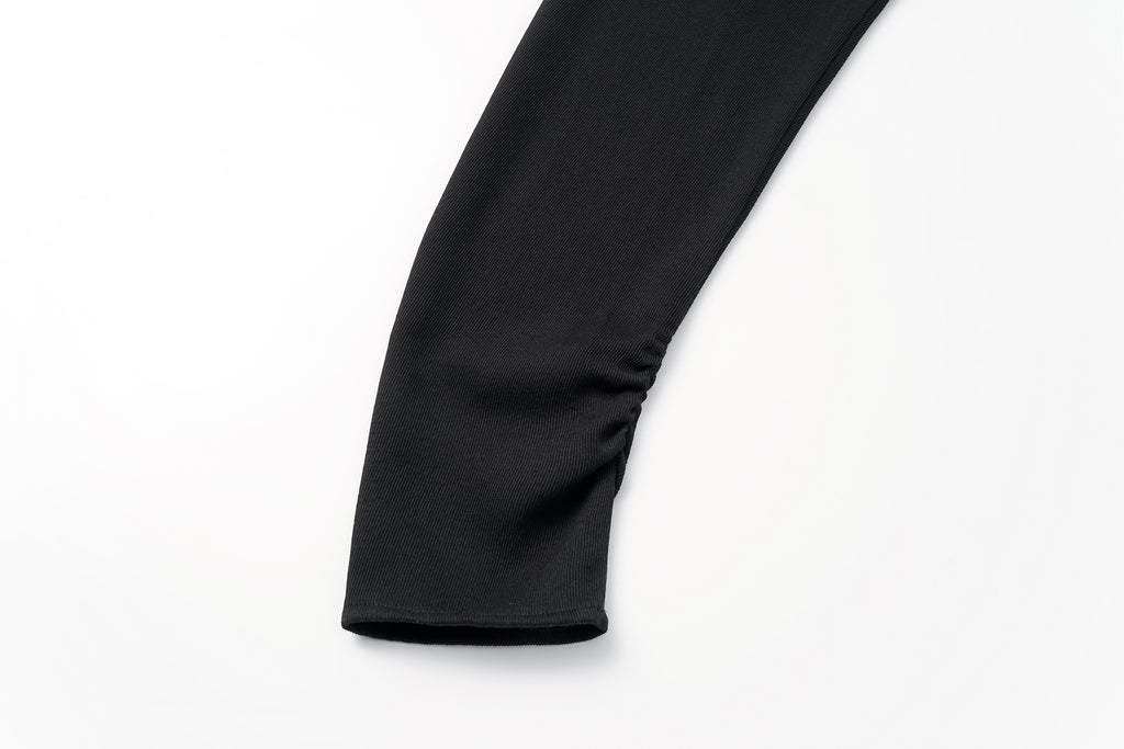 Draped Tie-Neck Top