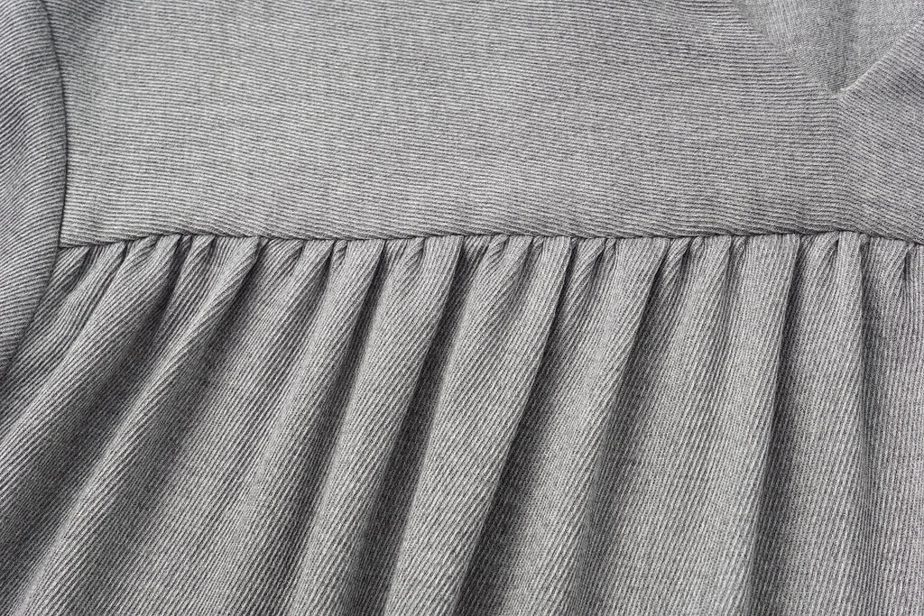 Draped Tie-Neck Top