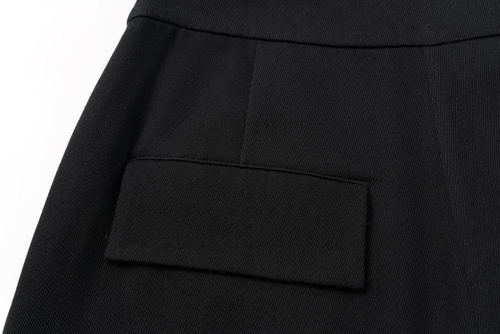 Wide-Leg Trousers with Fluid Drape