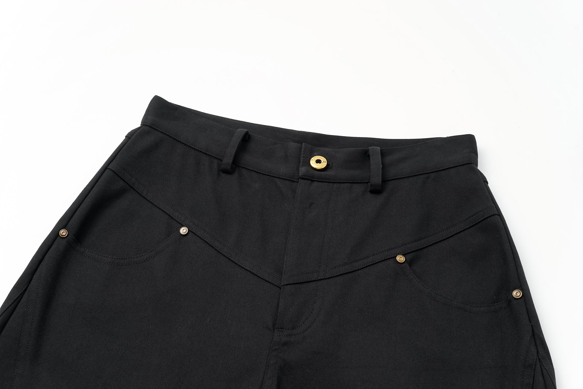 Scimitar Sihouette Wide-Leg Pants