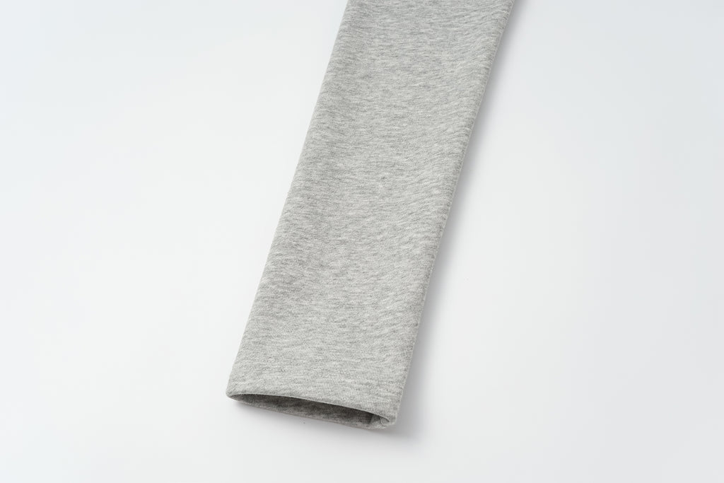 Zip-Front Hooded Sweatshirt Jacket