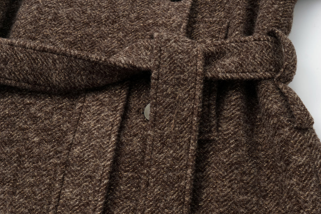 Wool Long Overcoat