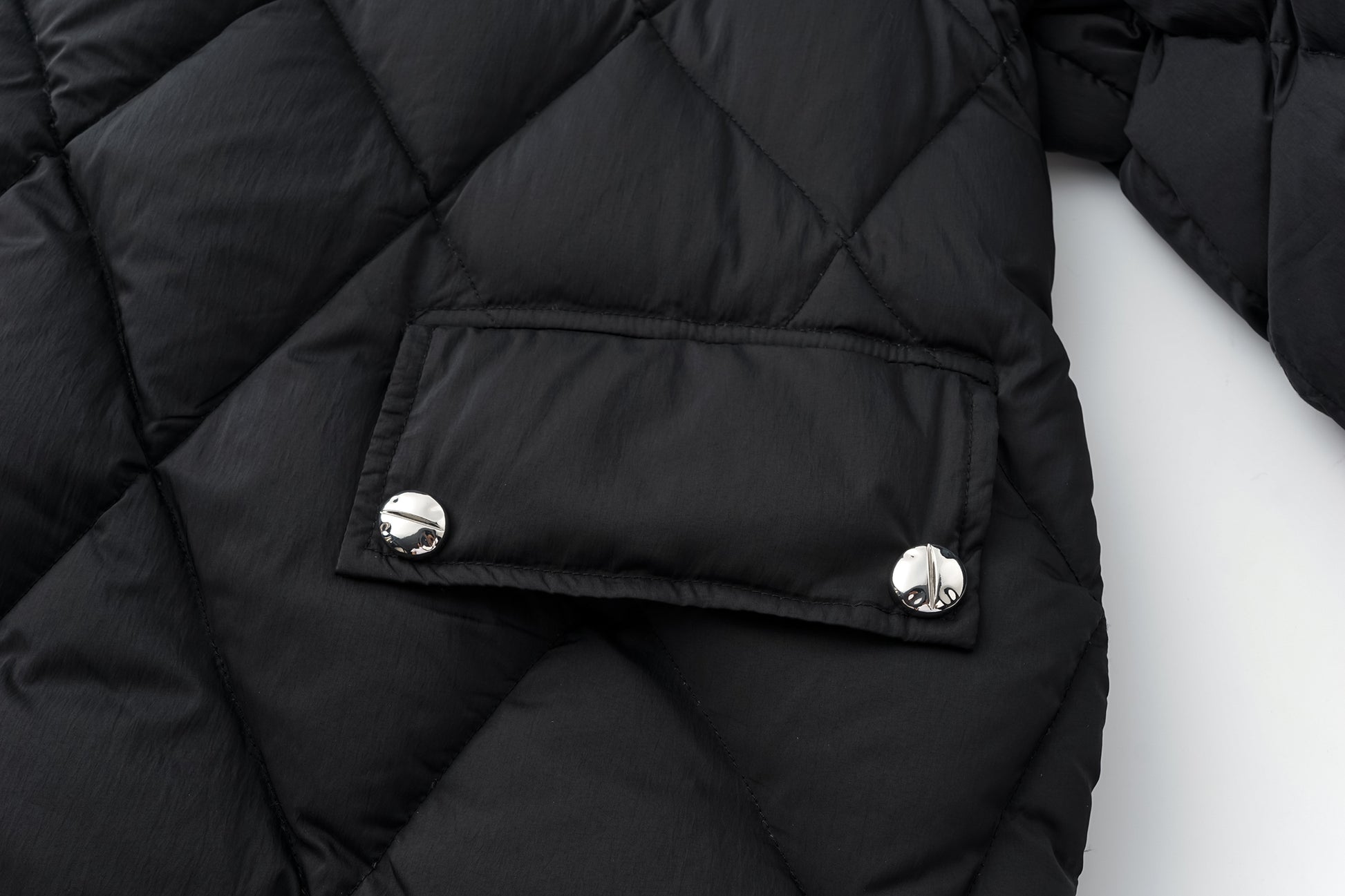 Deconstructed Asymmetric Zip Puffer with Dropped Shoulder and Lantern Sleeves