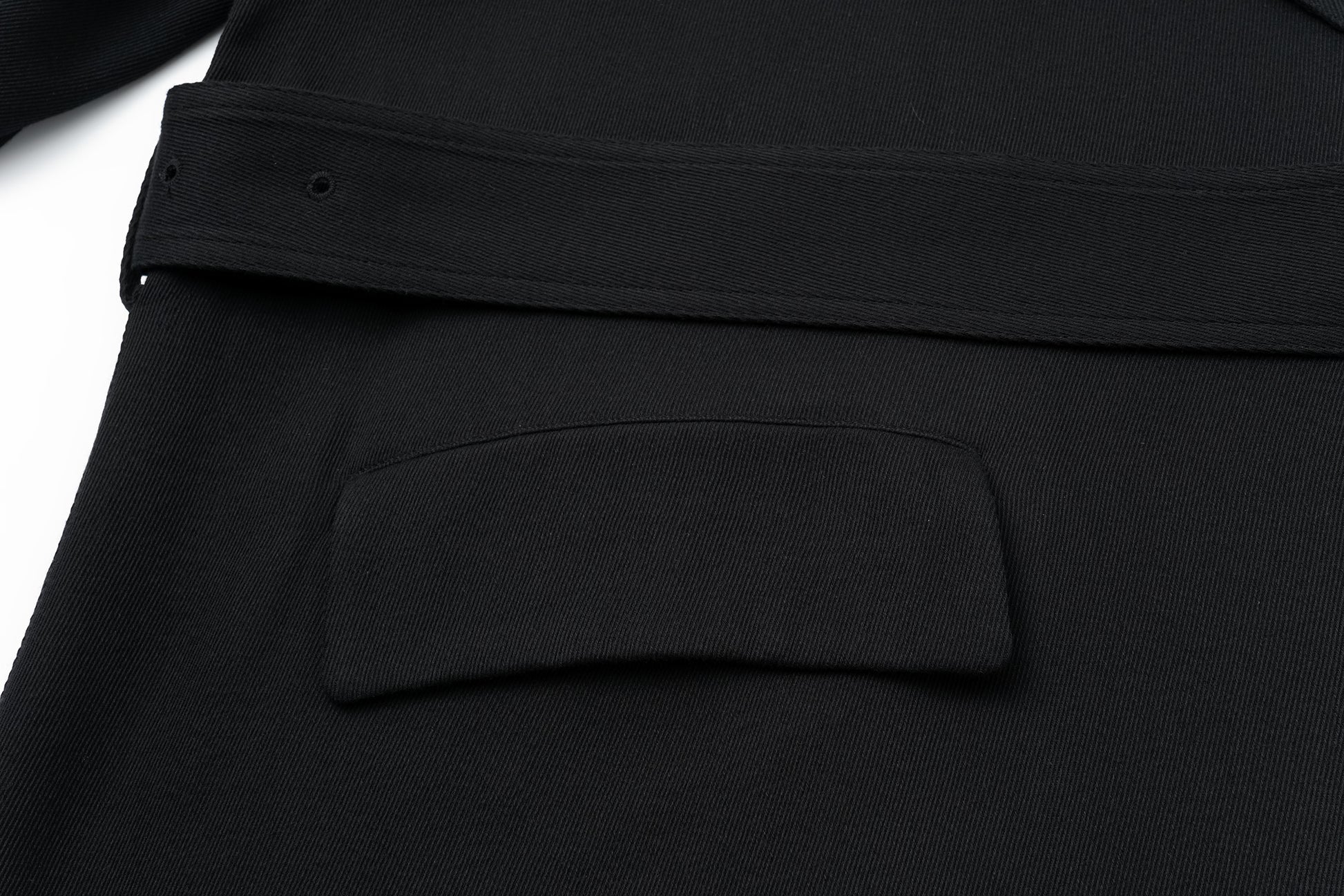 Dropped-Shoulder Oversized Trench Coat