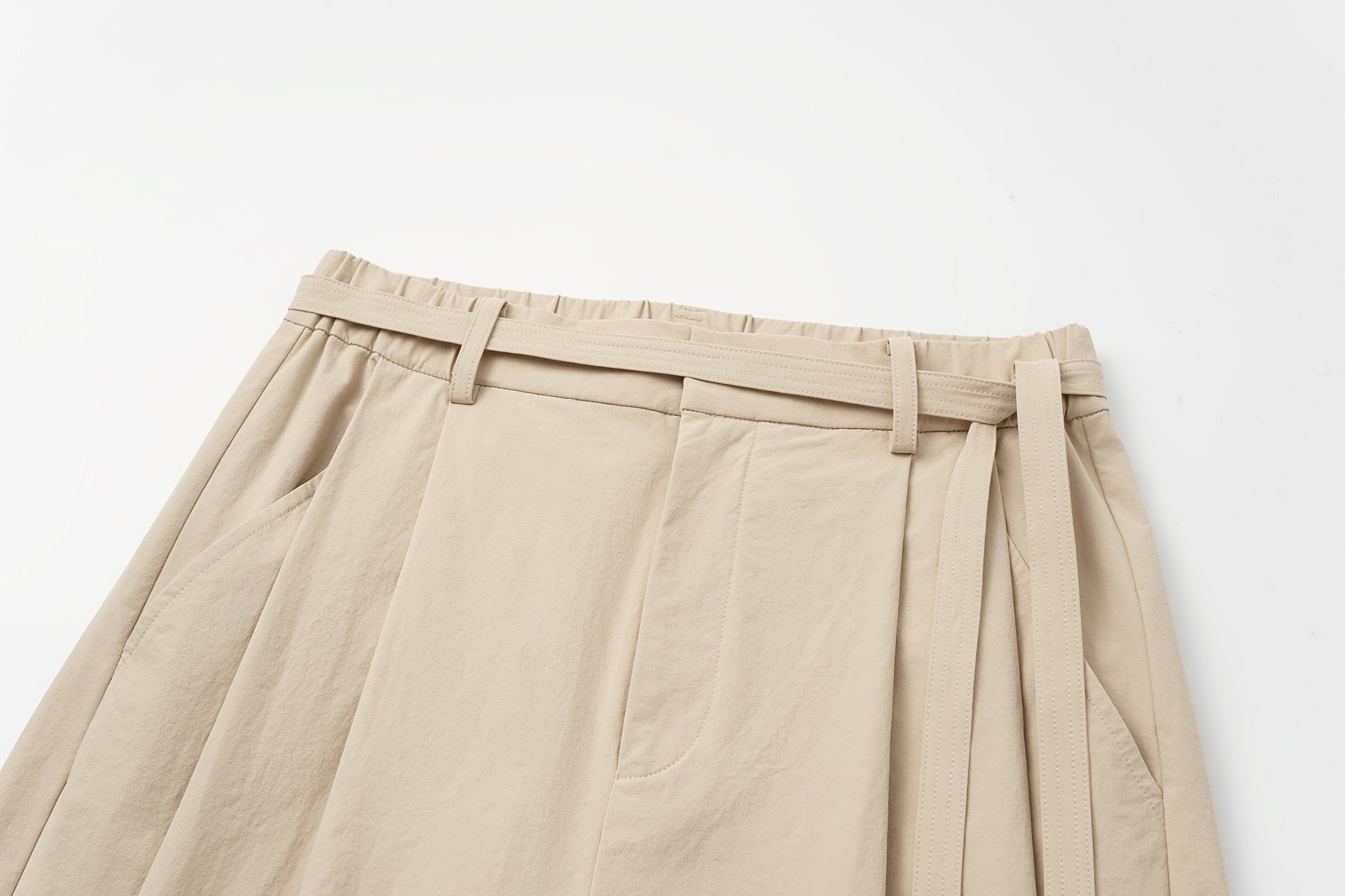 Curved Hem Pants