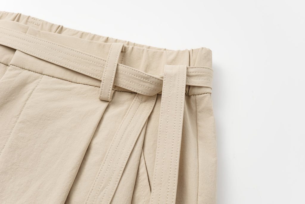 Curved Hem Pants
