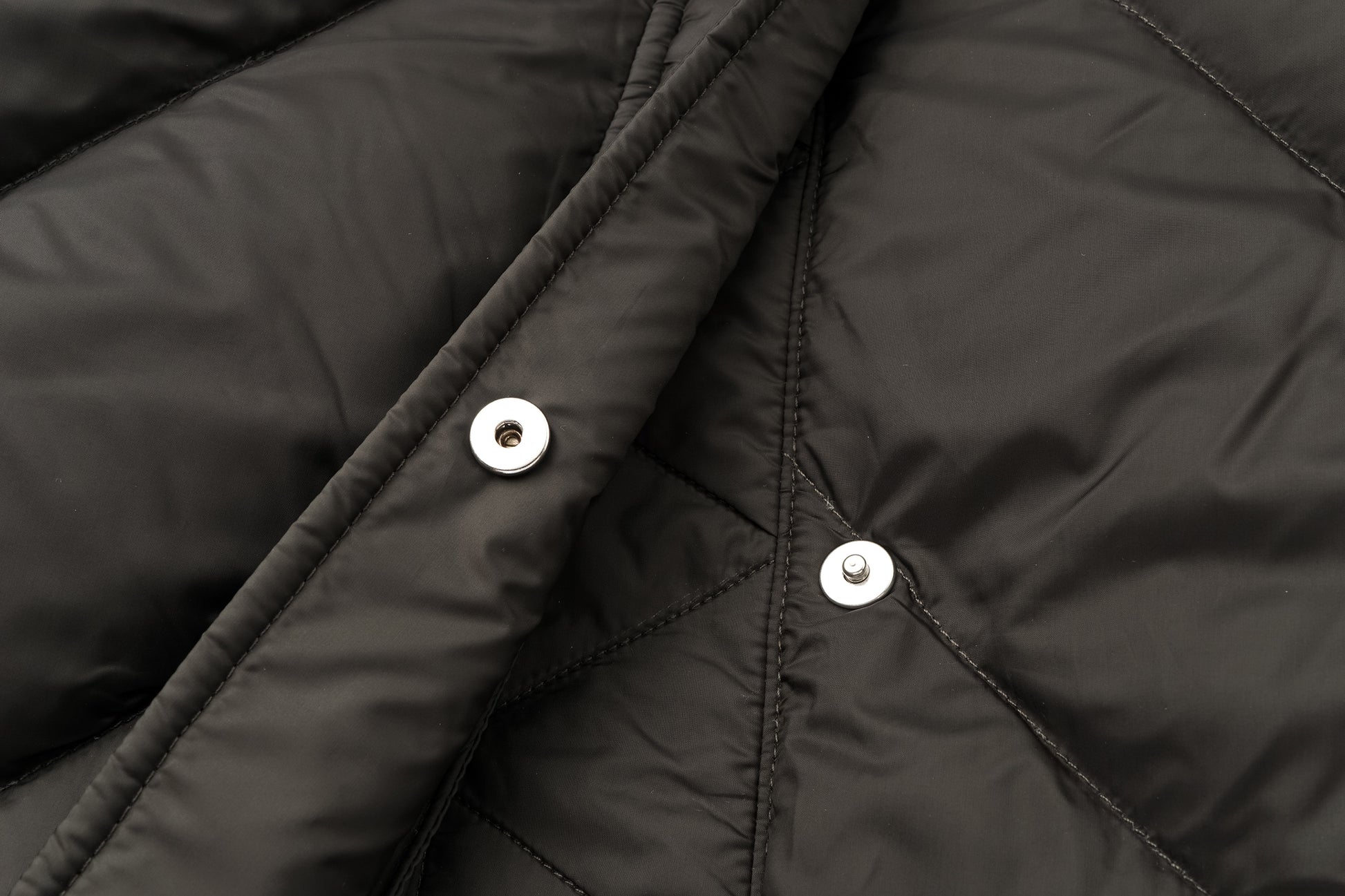 Minimalist Draped Long Down Coat with Structured Shoulder